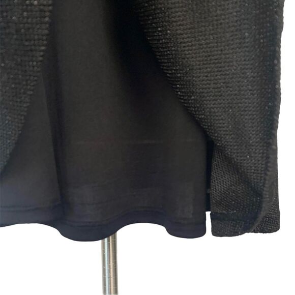 Heart Soul Black Glitter Knit Sleeveless Mini Dress NWT - Picture 4 of 7